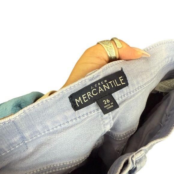 J. Crew Mercantile Perwinkle Denim Women Shorts - Picture 3 of 7